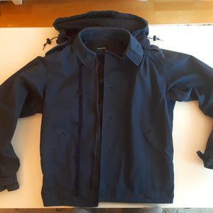 Nom De Guerre 2007-2010 Hooded Fisherman Twill Parka Jacket Dark Navy Medium